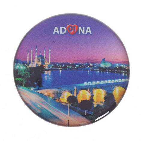 Toptan Adana Temalı Myros Yuvarlak Magnet 67 mm - 4