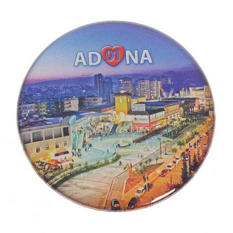 Toptan Adana Temalı Myros Yuvarlak Magnet 67 mm - 6