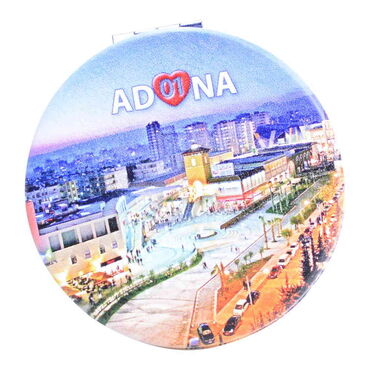 Toptan Adana Temalı Myros Yuvarlak Özelleştirilmiş Pu Ayna 72x11 mm - 4