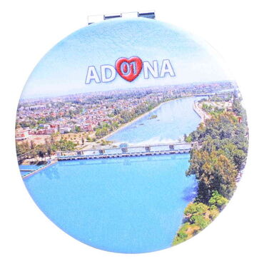 Toptan Adana Temalı Myros Yuvarlak Özelleştirilmiş Pu Ayna 72x11 mm - 6