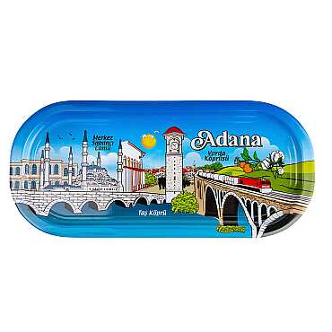 Adana Temalı Oval Tepsi (35X16 Cm) - Myros