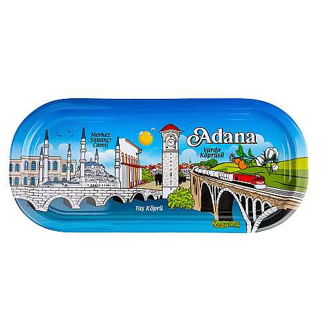 Adana Temalı Oval Tepsi (35X16 Cm) - 1