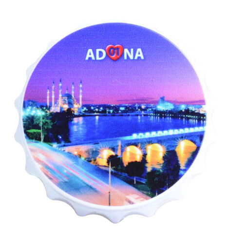 Toptan Adana Temalı Uv Baskılı Kapak Açacak Magnet 63x15 mm - 3