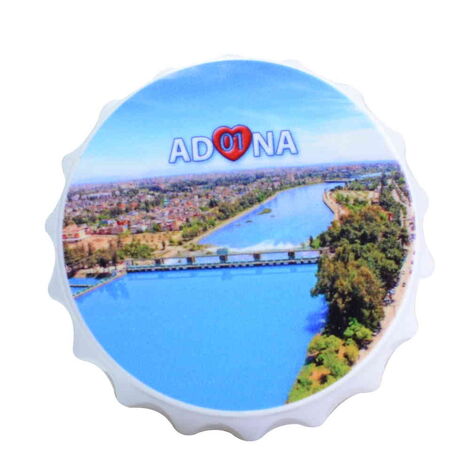 Toptan Adana Temalı Uv Baskılı Kapak Açacak Magnet 63x15 mm - 4
