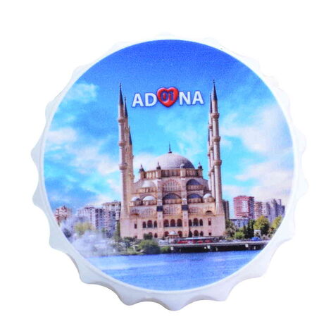Toptan Adana Temalı Uv Baskılı Kapak Açacak Magnet 63x15 mm - 5