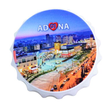 Toptan Adana Temalı Uv Baskılı Kapak Açacak Magnet 63x15 mm - 6