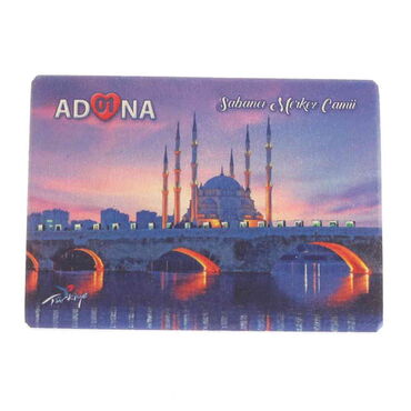 Myros - Adana Temalı Uv Baskılı Kontra Magnet 93x68 mm