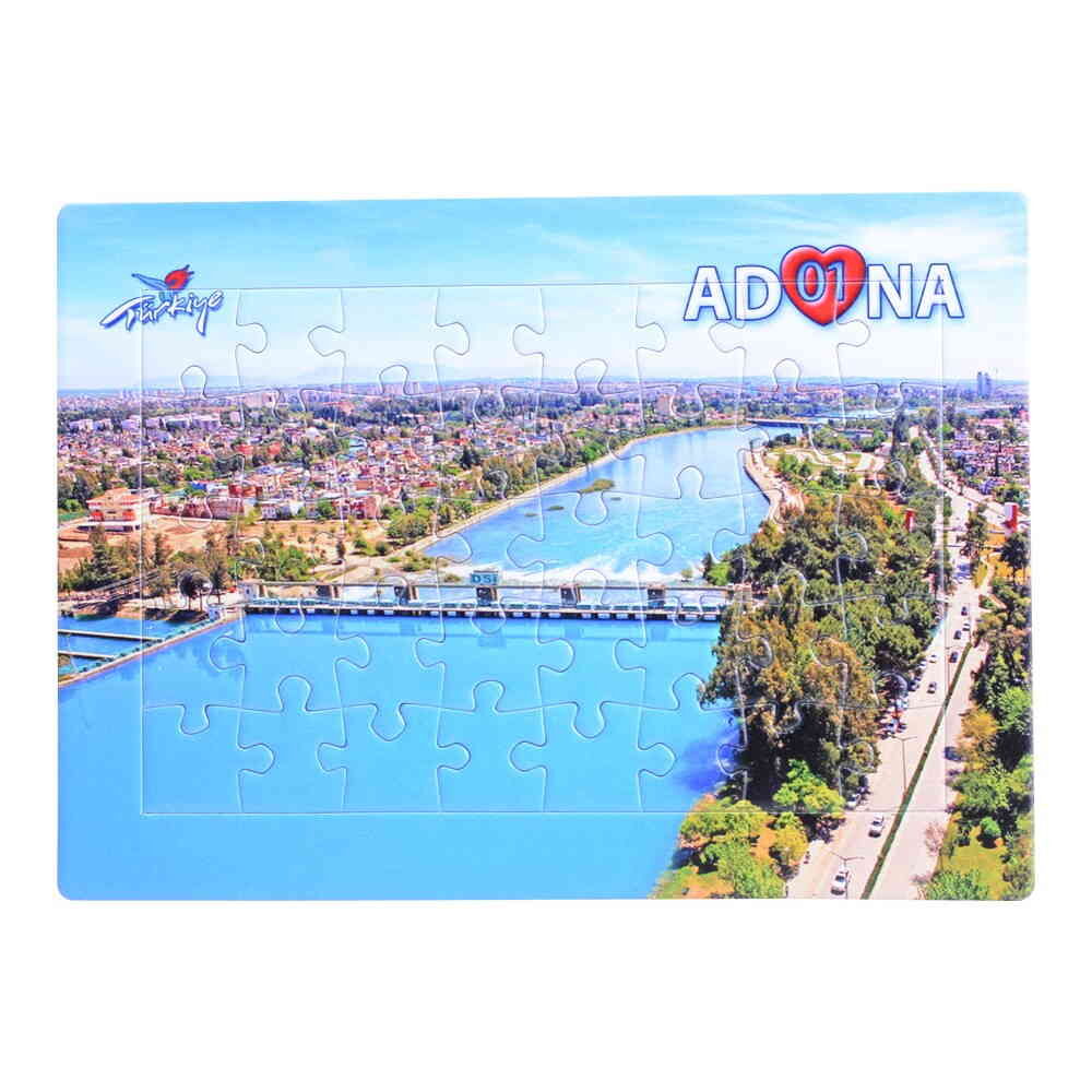 Toptan Adana Temalı Uv Baskılı Puzzle 130x180 Mm