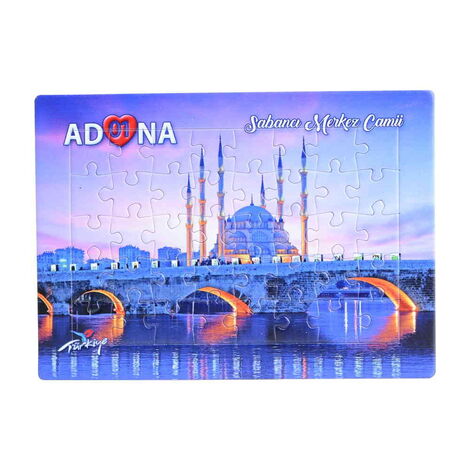 Toptan Adana Temalı Uv Baskılı Puzzle 130x180 mm - 4