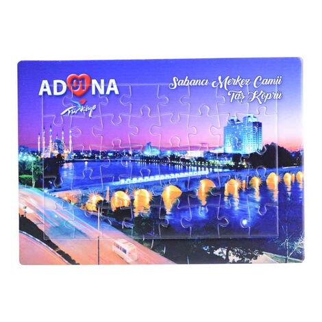 Toptan Adana Temalı Uv Baskılı Puzzle 130x180 mm - 5