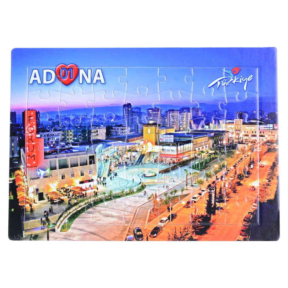 Toptan Adana Temalı Uv Baskılı Puzzle 190x270 Mm