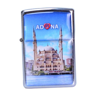 Adana Themed Custom Printed Metal Gasoline Lighter - Thumbnail