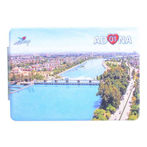 Adana Themed Customised Uv Printed Rectangle Compact Mirror 85x62x11 mm - 1