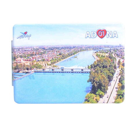 Adana Themed Customised Uv Printed Rectangle Compact Mirror 85x62x11 mm - 4