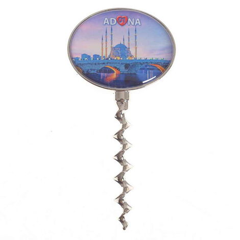 Adana Themed Metal Magnetic Customised Corkcscrewer - 1