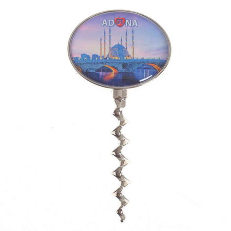 Adana Themed Metal Magnetic Customised Corkcscrewer - 3