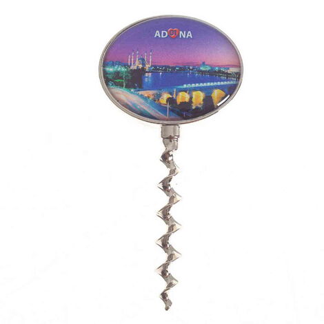 Adana Themed Metal Magnetic Customised Corkcscrewer - 4
