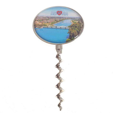 Adana Themed Metal Magnetic Customised Corkcscrewer - 7