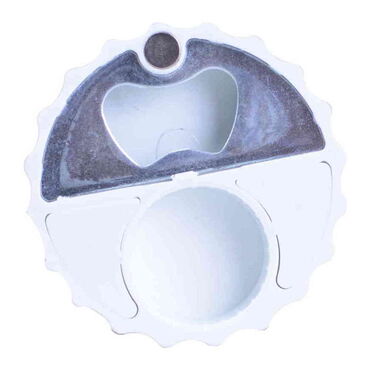 Adana Themed Round Cap Shaped Magnetic Bottle Opener 63x15 mm - Thumbnail