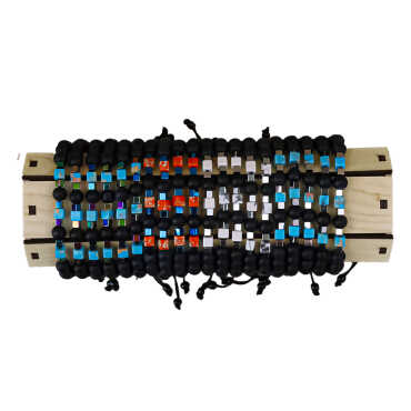 Adjustable Beaded Bracelet - 11