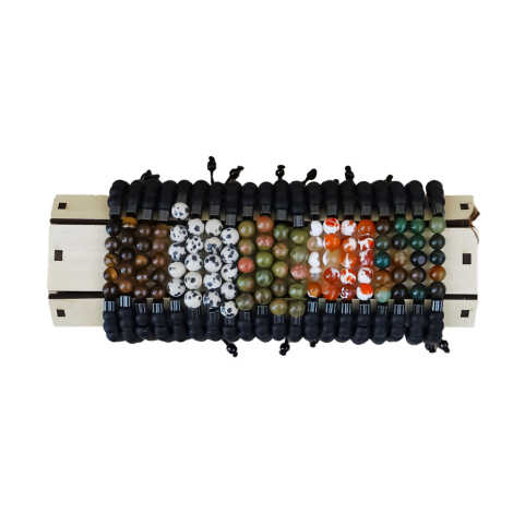 Adjustable Beaded Bracelet - 16