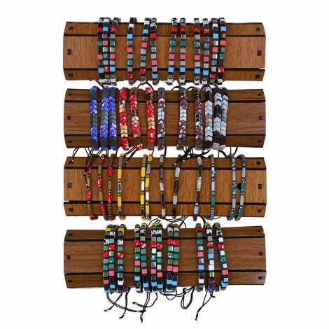 Adjustable Beaded Bracelet - 1