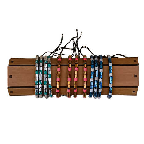 Adjustable Beaded Bracelet - 4