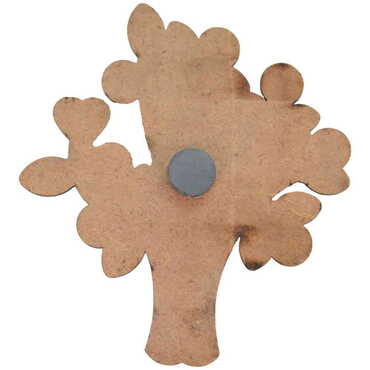 Tree Themed Wooden Engraved Souvenir Fridge Magnet - 2