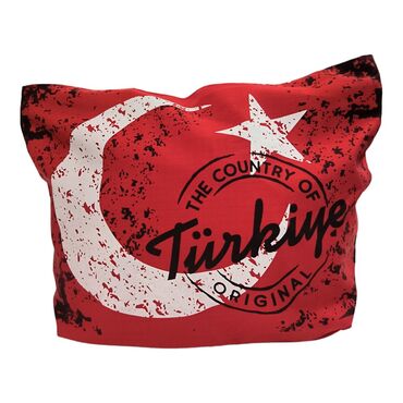 Aging Effect T rkiye Themed Beach Bag - Thumbnail