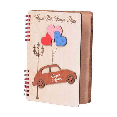 Ahşap Kapaklı Defter