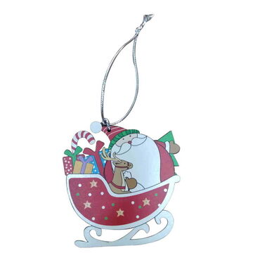 Myros - Ahşap Noel Baba Yılbaşı Süsü 