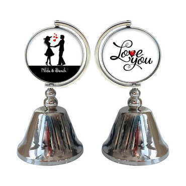 Myros - Family Themed Collectible Souvenir Metal Bell 44x90 mm