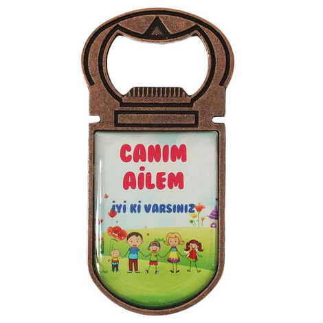 Toptan Aileye Özel Myros Metal Açacak Magnet 40x95 mm - 1