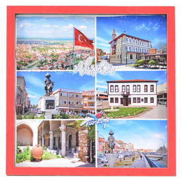 Toptan Akşehir Temalı C Serisi Resimli Ahşap Magnet 90x120 mm - Thumbnail