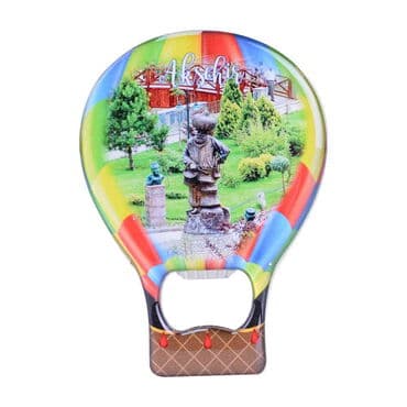 Aksehir Themed Baloon Shaped Metal Magnetic Bottle Opener 102x73 mm - 5