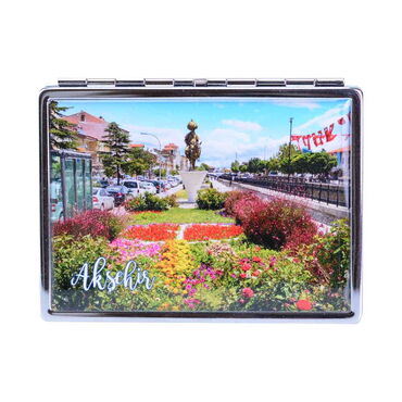 Aksehir Themed Metal Cigarette Case 103x80x11 mm - 4