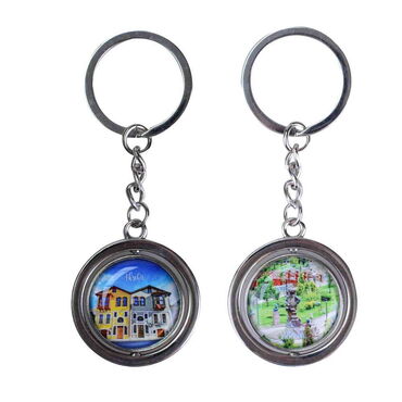 Aksehir Themed Metal Spinner Keychain 38x100 mm - 3