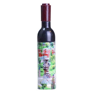 Aksehir Themed Bottle Shaped Metal Wine Bottle Corkscrew Opener-Magnetic 115x25x25 mm - 3