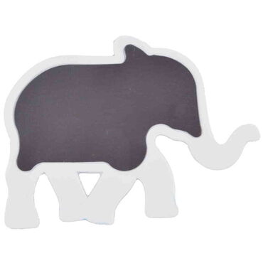 Aksehir Themed Customised UV Printed Plastic Base Elephant Shaped Fridge Magnet 86x62 mm - Thumbnail