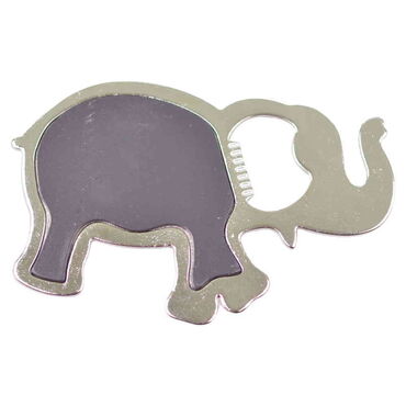 Aksehir Themed Elephant Shaped Metal Magnetic Bottle Opener 98x61 mm - Thumbnail