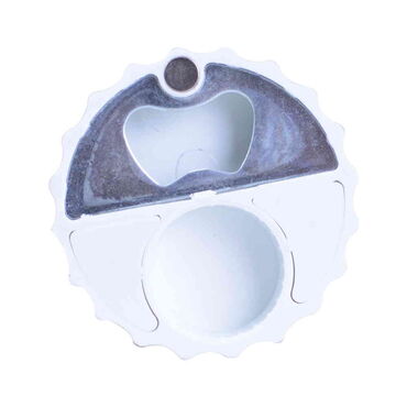 Aksehir Themed Round Cap Shaped Magnetic Bottle Opener 63x15 mm - Thumbnail