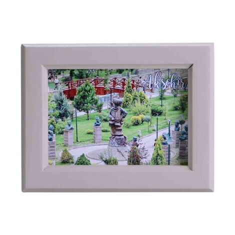 Aksehir Themed Small Wooden Printed Frame 120x150 mm