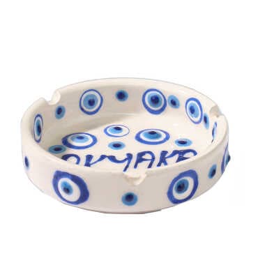 Akyaka Themed Large Pasabahce Ashtray Evil Eye - Standart - 2