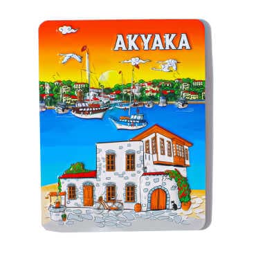 Akyaka Temalı Kabartma Pvc Magnet 70*90 Mm