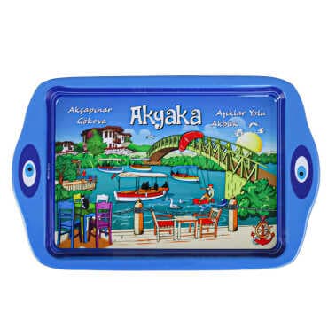 Akyaka Themed Double Sided Mini Tray