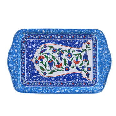 Akyaka Temalı Mini Tepsi Çift Yön Baskılı - Standart - 2