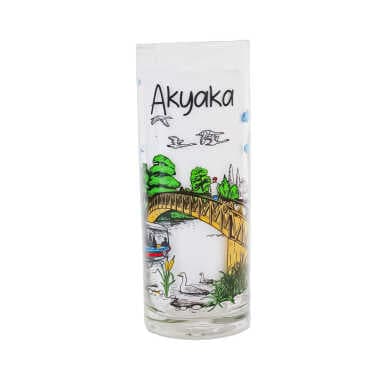 Akyaka Temalı Myros Baskılı Rakı Bardağı