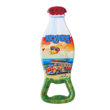 Akyaka Themed Myros Bottle Opener Refrigerator Magnet 42x120 mm
