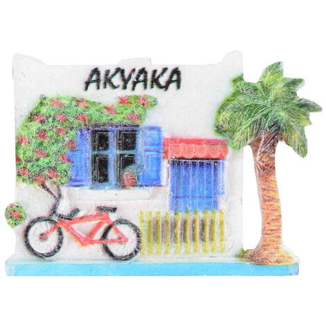 Toptan Akyaka Temalı Polyester Uv Baskılı Magnet - 17