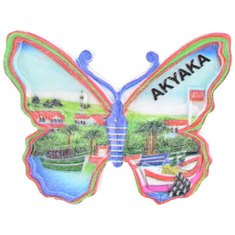 Toptan Akyaka Temalı Polyester Uv Baskılı Magnet - 19